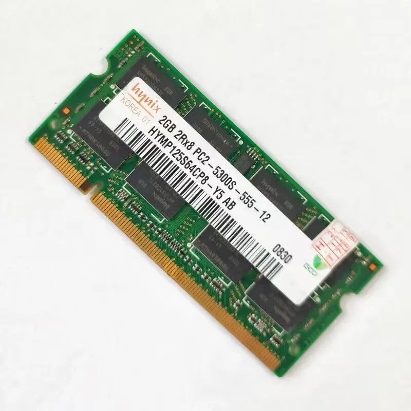 2GB 2RX8 PC2-5300s-555-12 SODIMM 1.8V