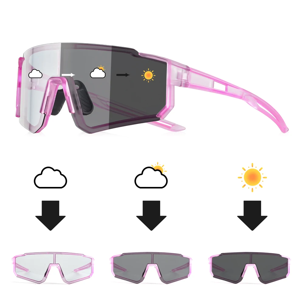 CRIXALIS Übergroße Nachtsicht Photochrome Polarisierte Sonnenbrille Männer Frauen Mode Anti-glare Fahren Sonnenbrille Brille UV400 – Detail 8