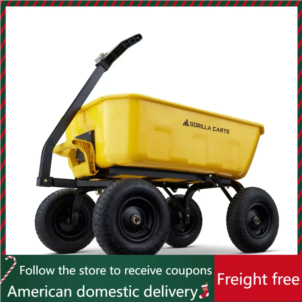 Carts8CuFtSteelDumpCartCampingSuppliesFreightFreeOutdoor