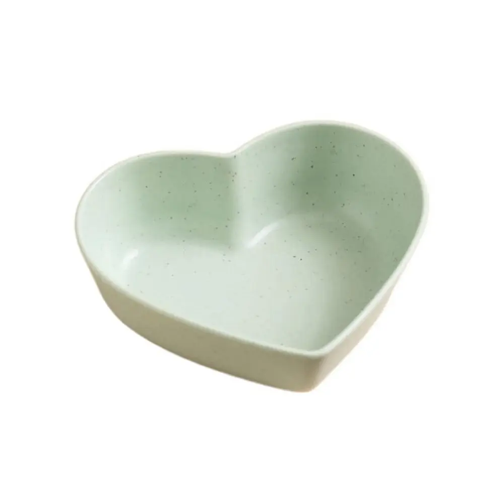Heart-Shaped Wheat Straw Bowl