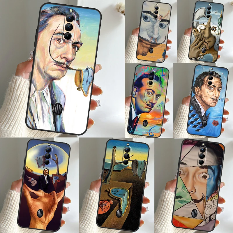 Custodia Per Telefono Salvador Dali Art Per Zte Nubia Red Magic 6R 6S 7S 6 Pro 7 Pro 8 Pro Plus 5S 5G Cover Posteriore