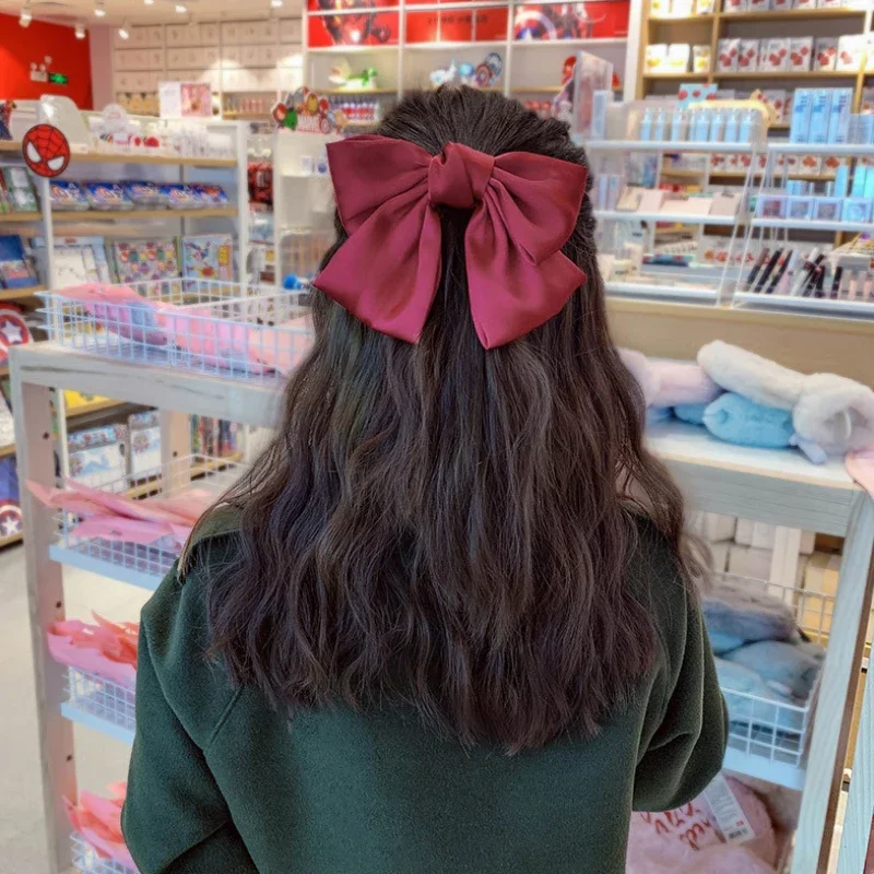 Hair Accessory Big Bows Barrette Headband Fabric Elastic Hair Bands Women Girls Hair Accessories Fashion Korean Clip Accessories