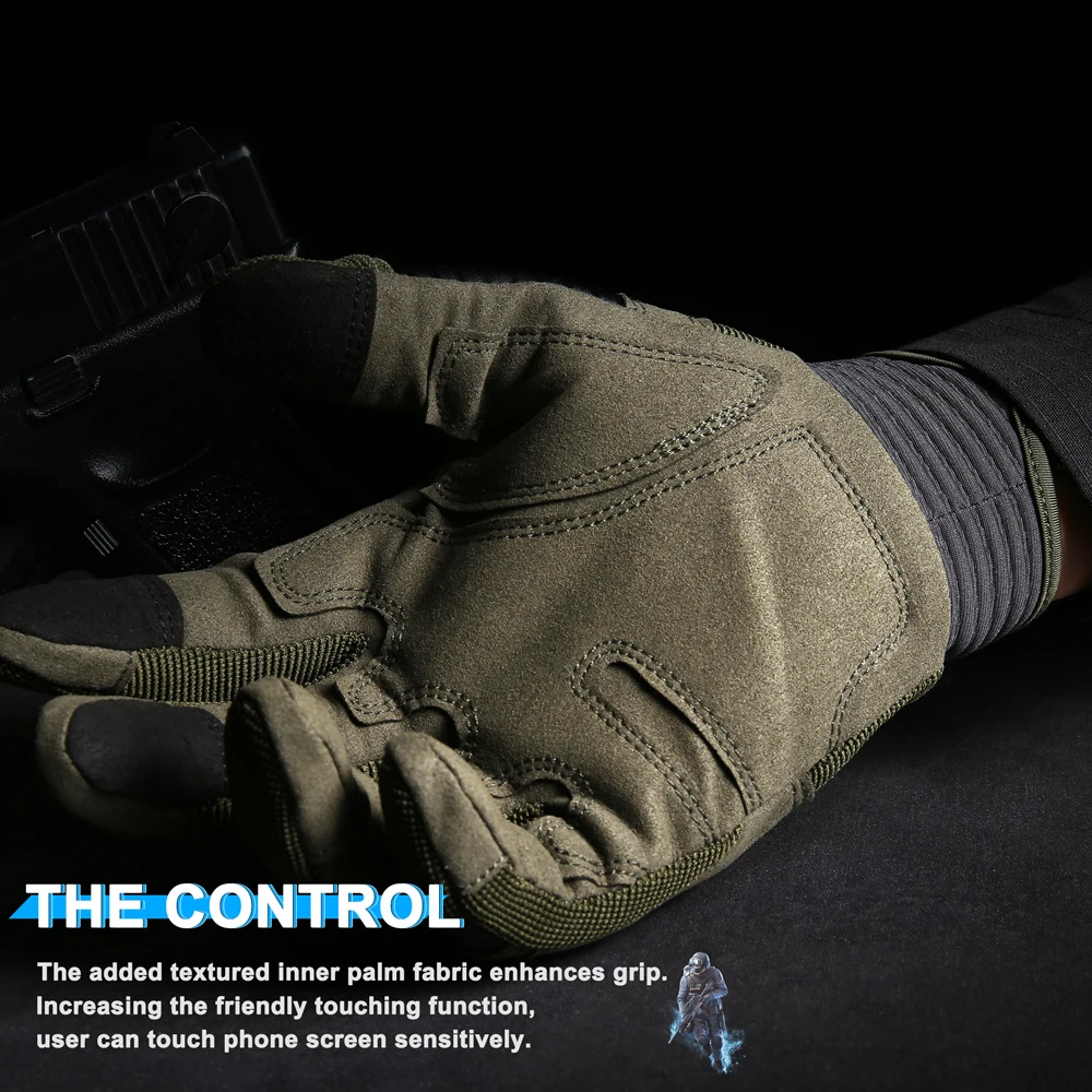 Touch Screen Tactical Gloves Outdoor Sport Paintball Shooting Hunting Airsoft Combat Anti-Skid Work Protection Full Finger Glove