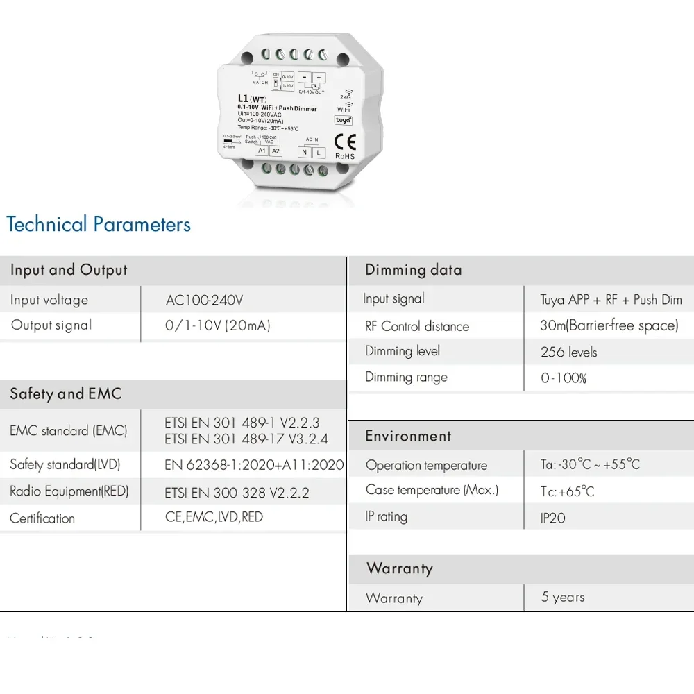 0/1-10V Tuya Smart WiFi Zigbee LED Dimmer Controller Push Dimmer R11/L1(WT)/L1(WZ)/RT6/TW1 Smart Life APP Control 110V 220V 230V smart light switch,led dimmer switch,led dimmer controller,smart dimmer switch,lamp dimmer