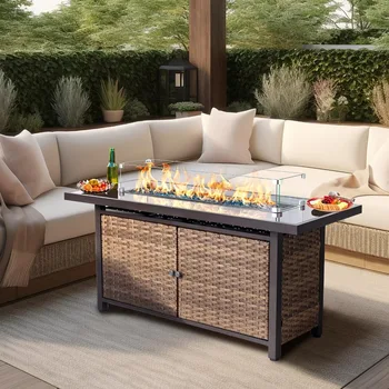 52 Inch Propane Gas Fire Pit Table 1