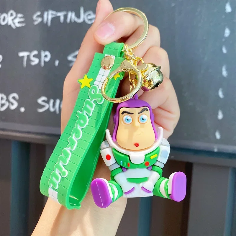 

Toy Story Keychains Anime Buzz Lightyear Woody Lotso Keyring Collection Doll Bag Car Accessory Christmas Birthday Gifts