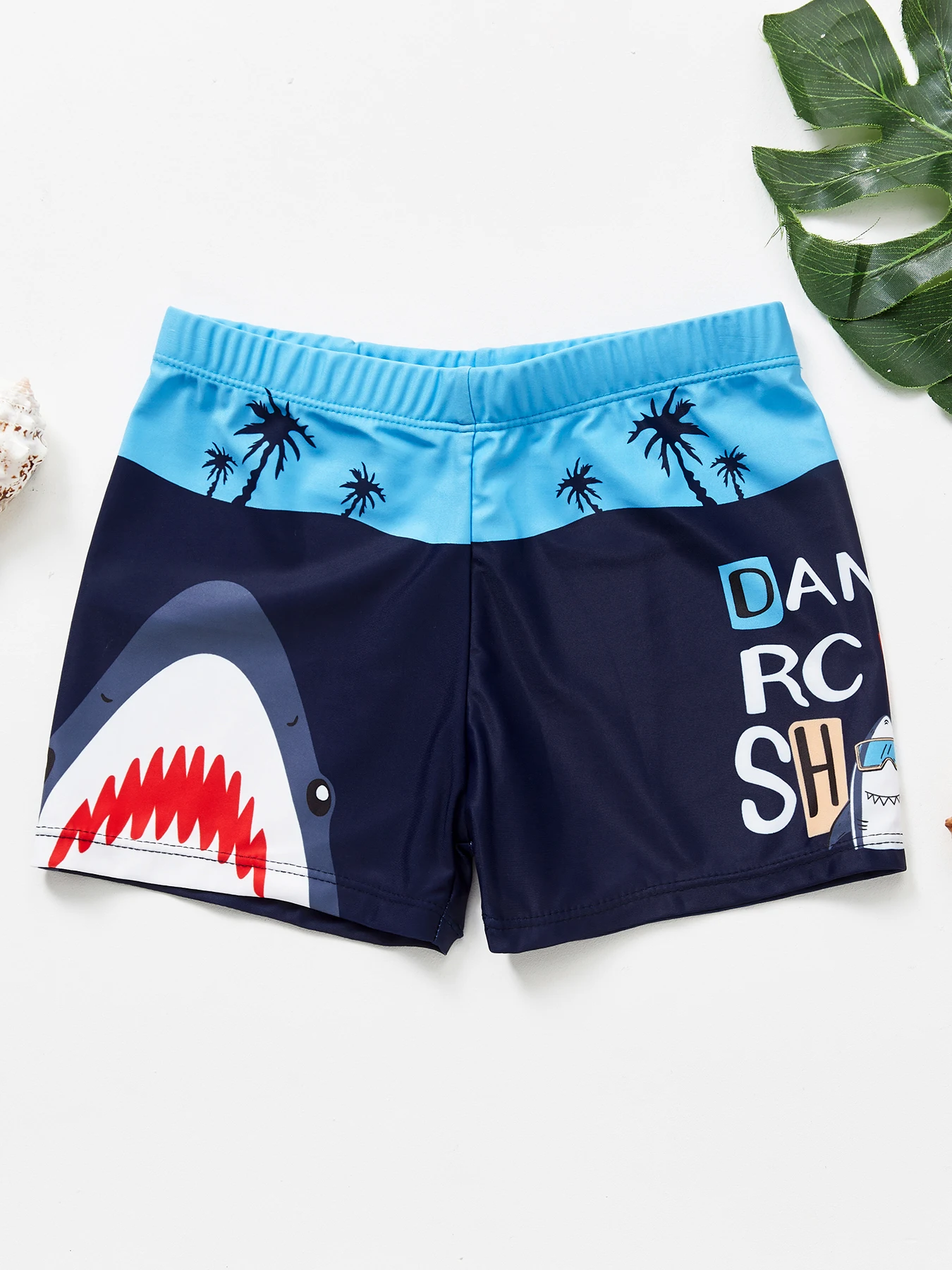 Boys’ Quick-Dry Swim Trunks – Toddler Board Shorts for Beach and Bathing Beachwear Swimwear