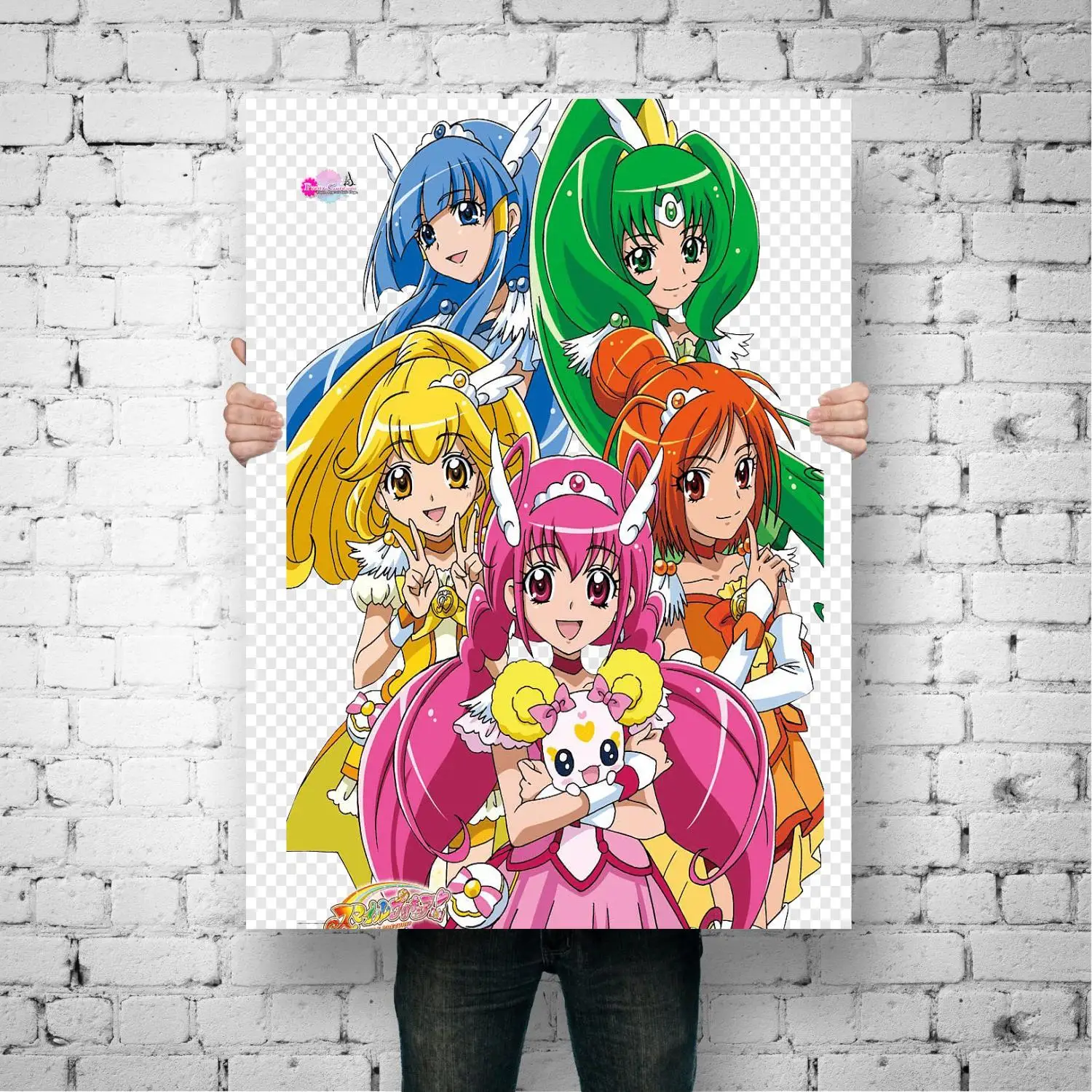 poster Smile Precure Pretty Cure Glitter Force anime Miyuki Emily Kise Lily