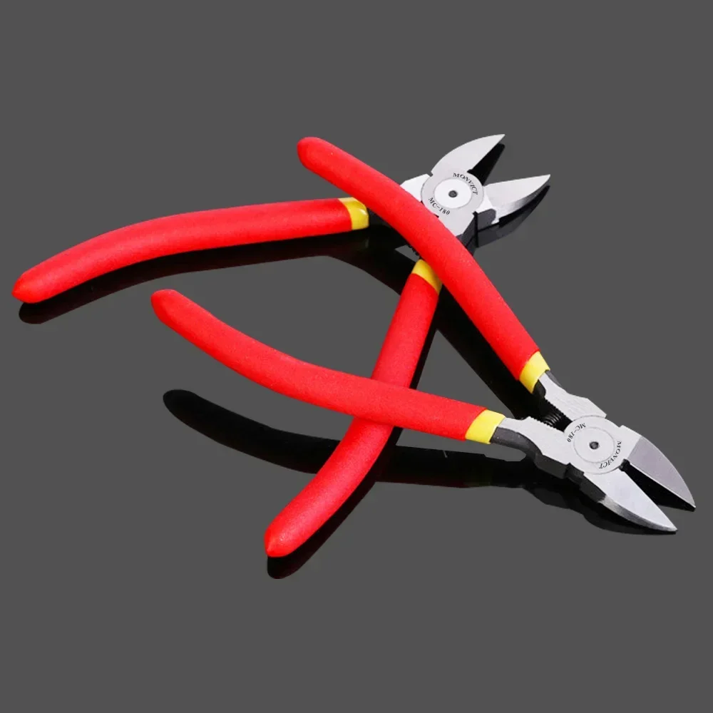 Cutting Pliers Wire Cutter, 6 Inch Precision Side Cutter Heavy Duty Flush Cutter, Cutters for Cables, Wires, Zip Ties and More