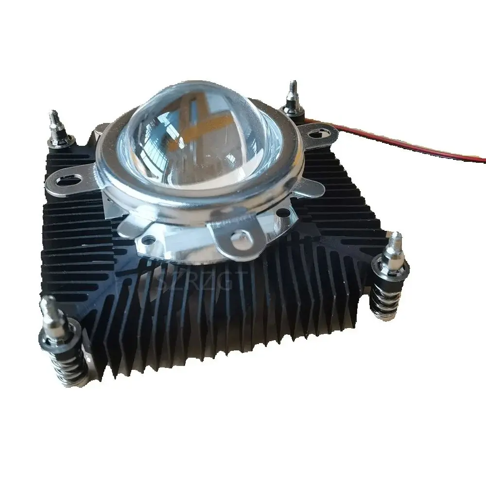 20W 30W 50W 100W High Power Led Heatsink With Fan Aluminium Cooling For 20W 30W 50W 100W 12V