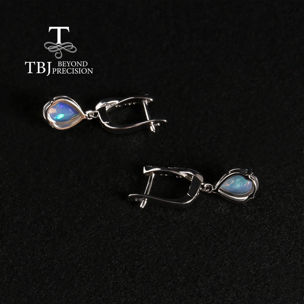 Gorgeous fashion design Natural opal gemstone sterling silver