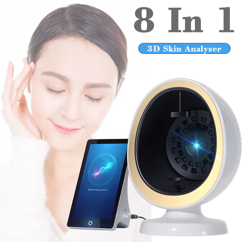 

3d Skin Analyzer Tone Detector Facial Scanner Analyser Moisture Facial Test Machine Skin Analysis Machine