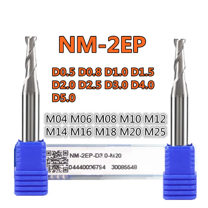 

NM-2EP-D2.0-M06/NM-2EP-D2.0-M08/NM-2EP-D2.0-M10/NM-2EP-D2.0-M12/NM-2EP-D2.0-M14/NM-2EP-D2.0-M16 ZCC.CT Two Flute Flat end mills