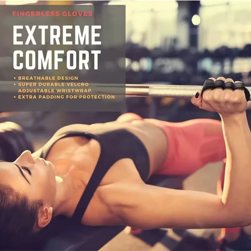 Premium Fitness Weightlifting Gloves with Wrist and Palm Support