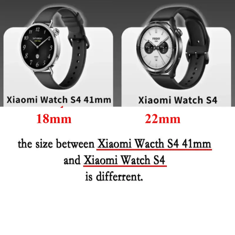 Premium Leather and Silicone Magnetic Watch Band, 18mm/20mm/22mm