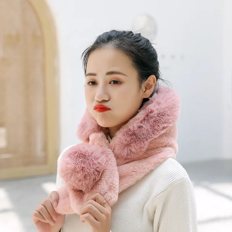 Winter Thick Warm Faux Fur Women Fashion Outdoor Russian Snow Hat Caps Ski Hat