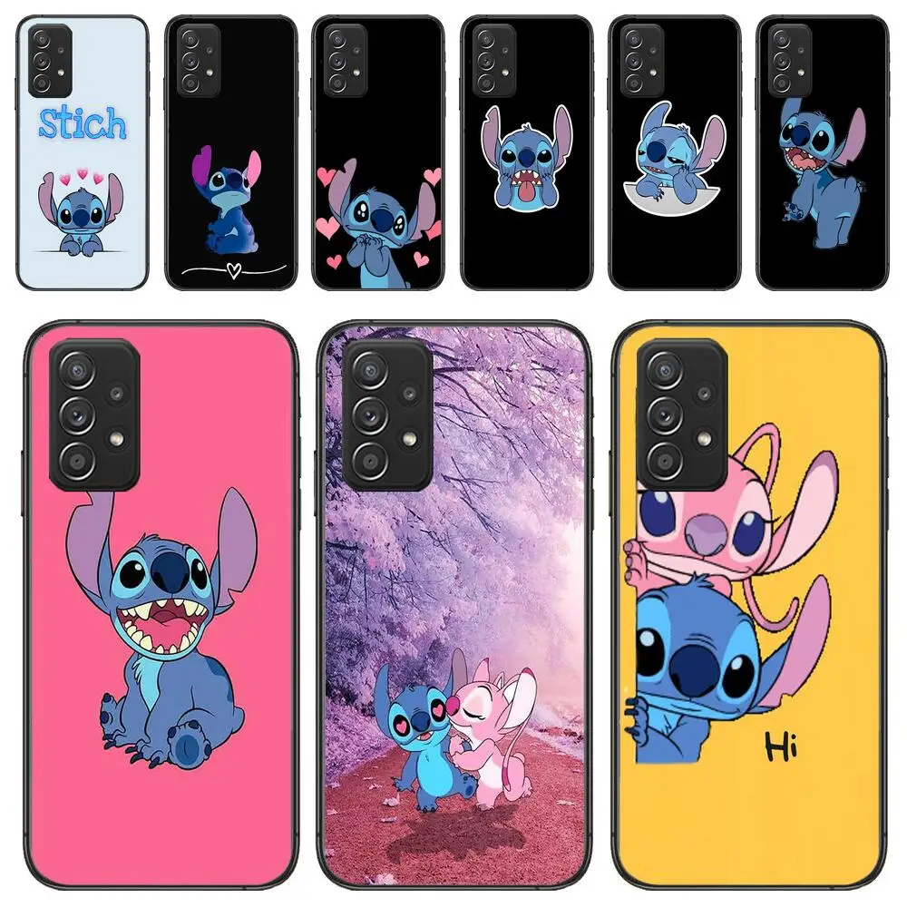 

Kawaii Stitch Phone Case For Samsung Galaxy A13 A52 A53 A73 A32 A51 A22 A12 A20e A50 A21 A72 A70 S 4G 5G Luxury Cover