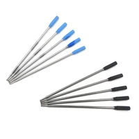 10PCS Metal Pen Refills Blue Black Ink Refills 115mm Replacement Ballpoint Pen Refills 1mm Tip Pen Refill 1