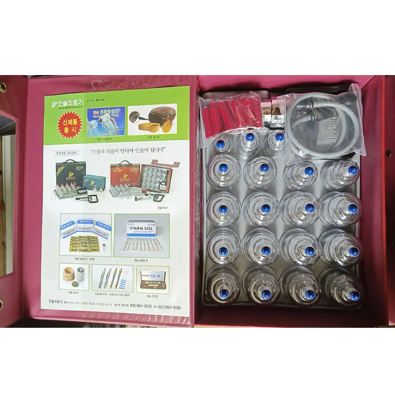 

Imported From Korea 19 Pcs Cupping Therapy Set/ Plastic Vacuum Cupping Cup