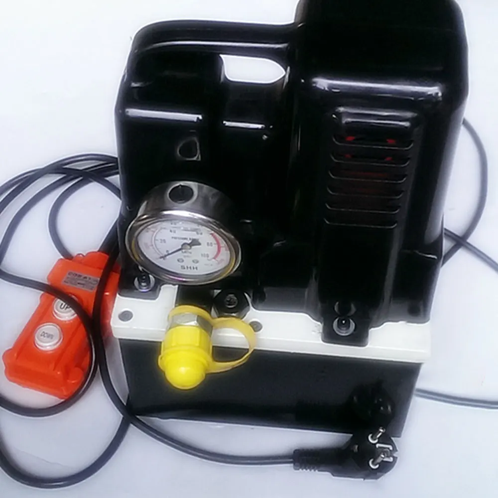 1200W 2L Mini Portable Electric Hydraulic Pump Station Oil Pressure Measuring Tool Hydraulic Oil High Pressure Pump