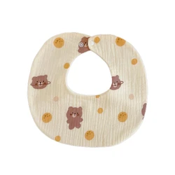 Newborn Cotton Muslin Drool Bibs Stylish & Practical Bandana Bibs Baby Accessory Perfect for Teething & Drooling Babies