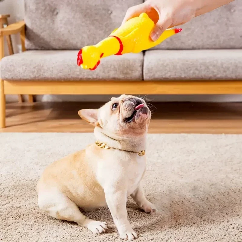 Funny Screaming Chicken Toys, Squeezing Sound, Teeth Grinding, Suitable for Small to Medium Dogs, Pet Products, Home Supplies 4