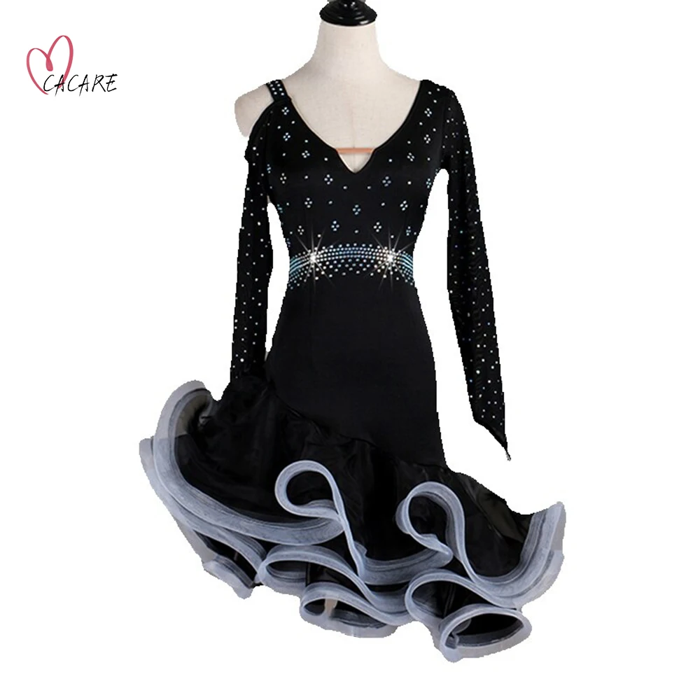 

Dance Wear Latin Dance Party Dress Clothing Women Suit Competition Samba Costumes Dancewear Practice Clothes Modern Dance D0546