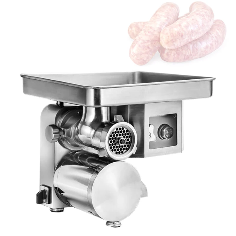 1800W Electric Meat Grinder Commercial Stainless Steel Meat Food Processor Household Appliances
