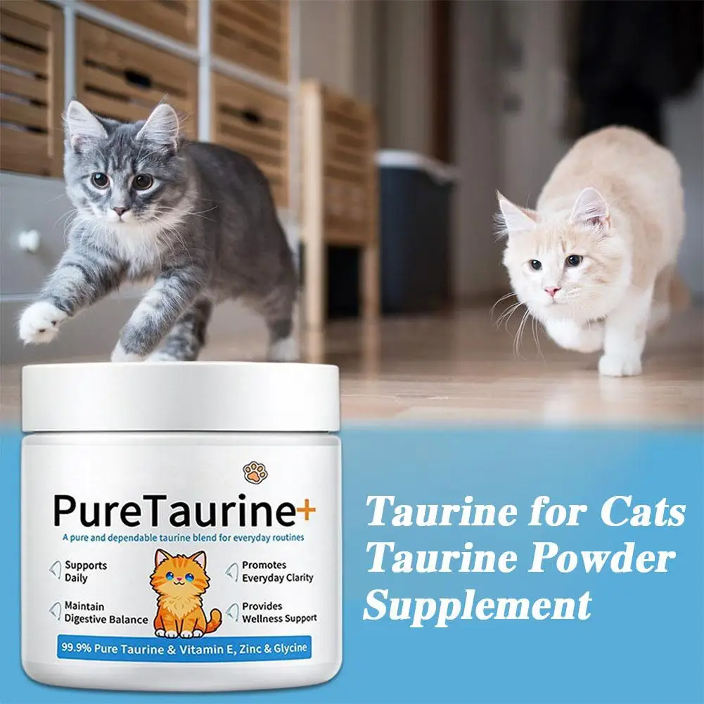 200g Cat Taurine Powder | Digestion & Immune Support