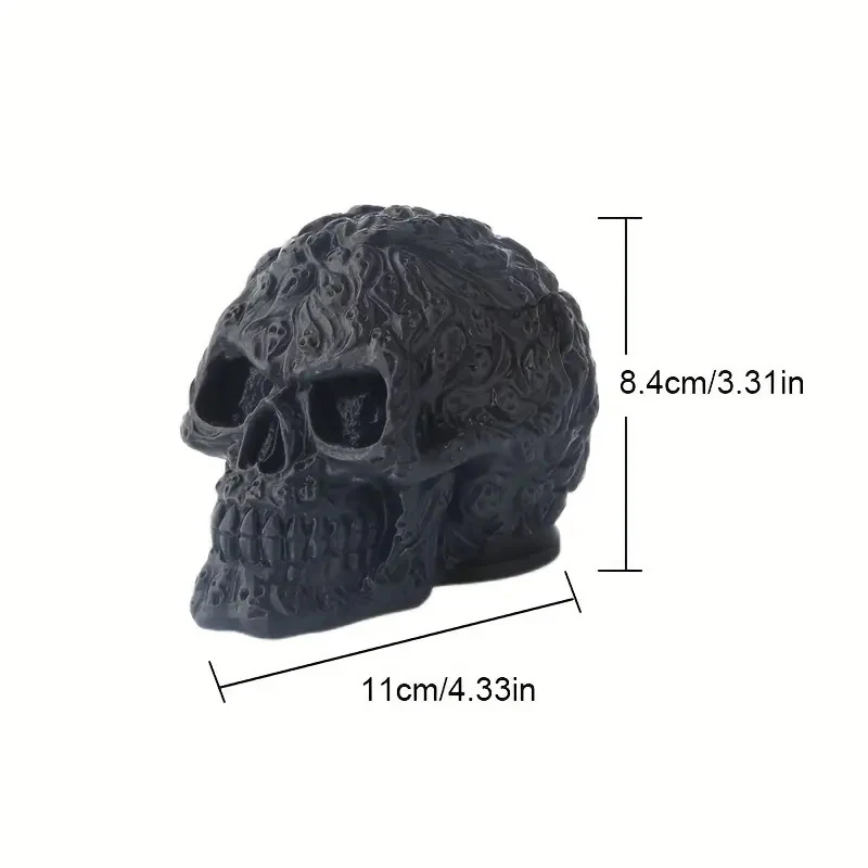 1pc Skeleton Skull Trailer Hitch Ball Cover - Anti-Rust Protector for Trailer Coupling Towing Hitches Accessories