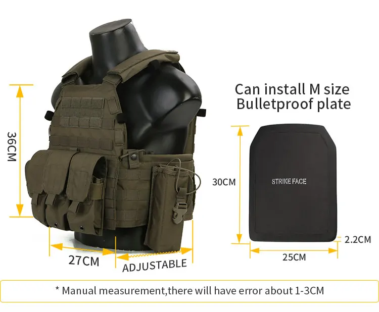 emersongear LBT6094A 戦術ベスト アタッチメント付き版 Emerson LBT6094A Style Plate Carrier Vest with 3 Pouches