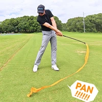 Golf PAN Ribbon Include Colorful Ribbon And Swing Bat Golf Swing Trainer Beginner Posture Correction Practise Aids Drop Shipping 1
