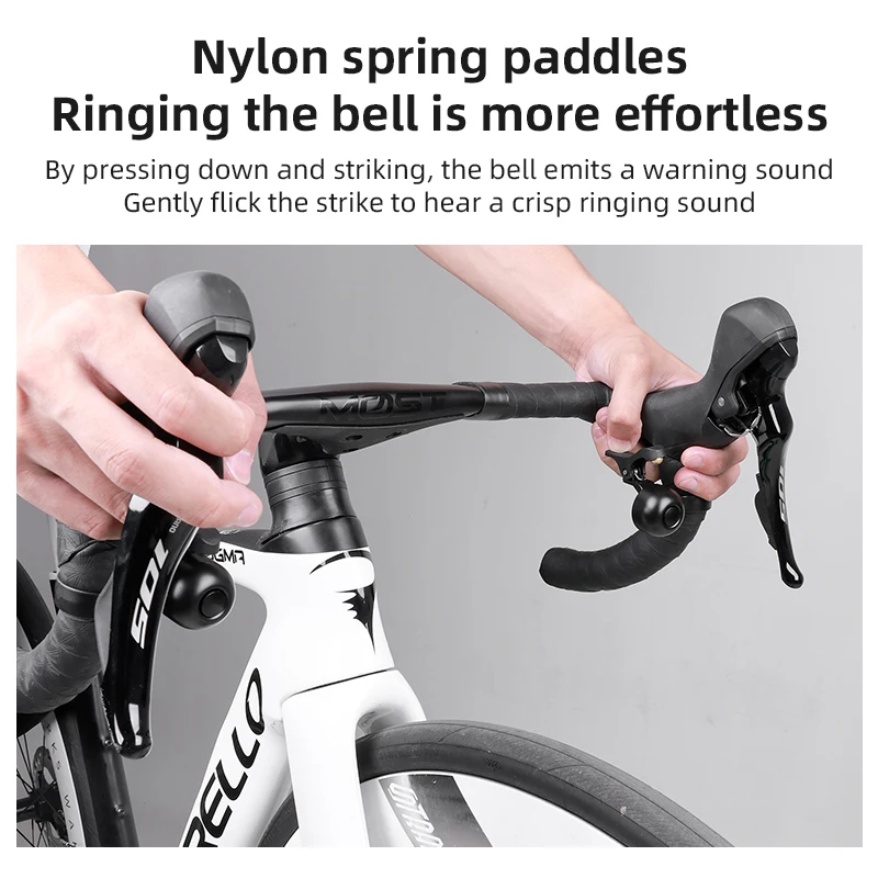 Compact Copper Alloy Bicycle Bell with Crisp Sound