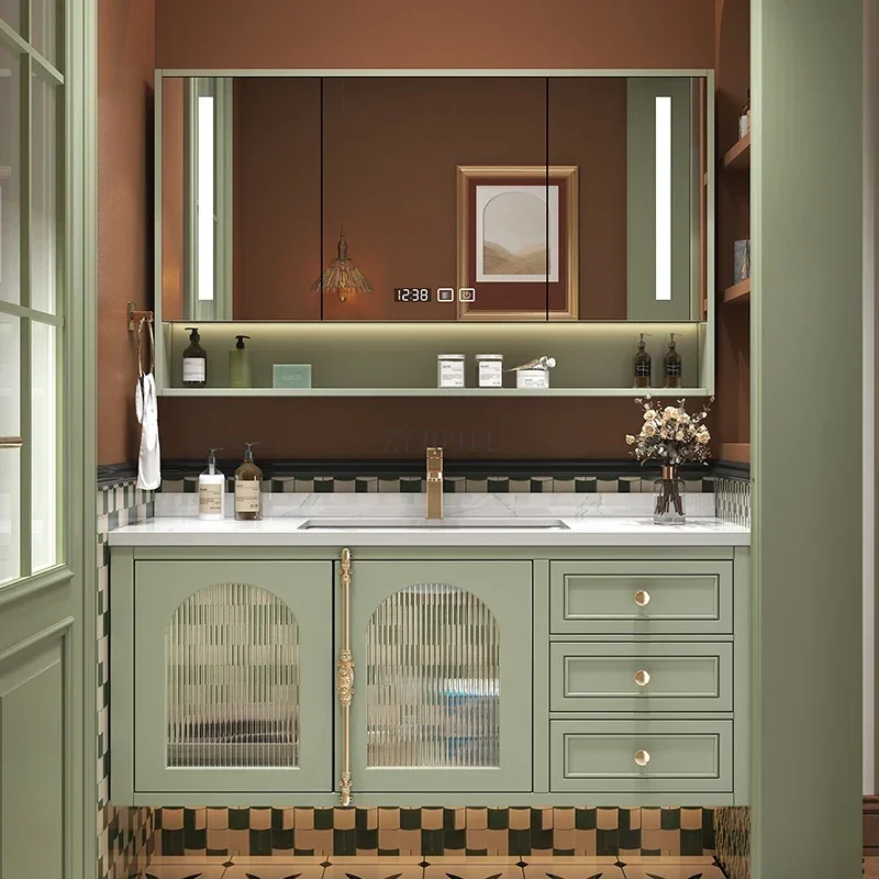 Floor Bathroom Cabinet Furniture Wooden Closed Storage Toilet Wc Wall Shelf Drawer