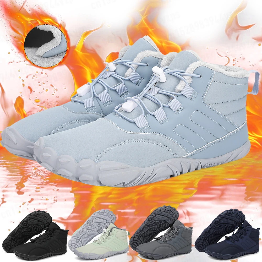 Toe Barefoot Shoes for Men Women Waterproof Non-Slip Breathable for Trekking Climbing