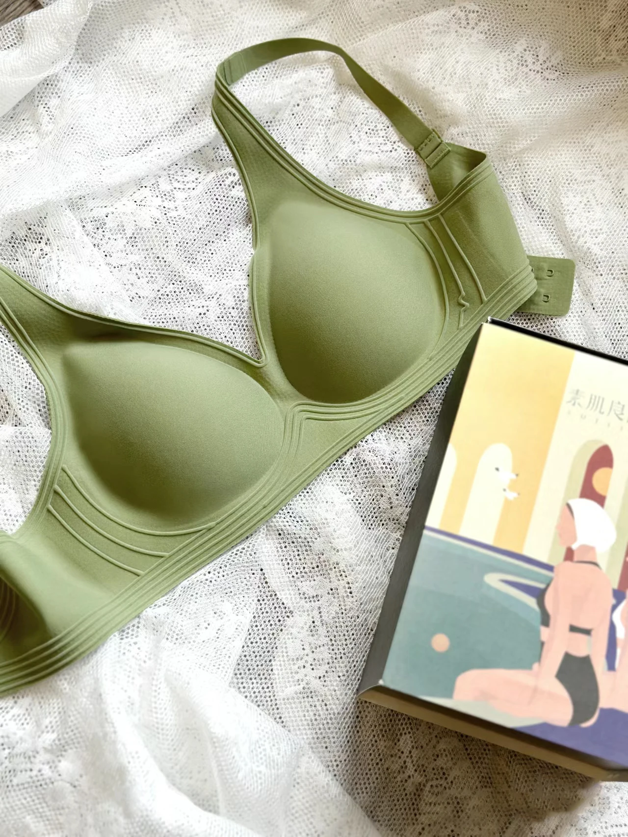 SUJIIN Seamless Push Up Bra for Women Wireless Padded Smooth Invisible Comfortable Bra Woman Breathable Bralettes Woman MX179