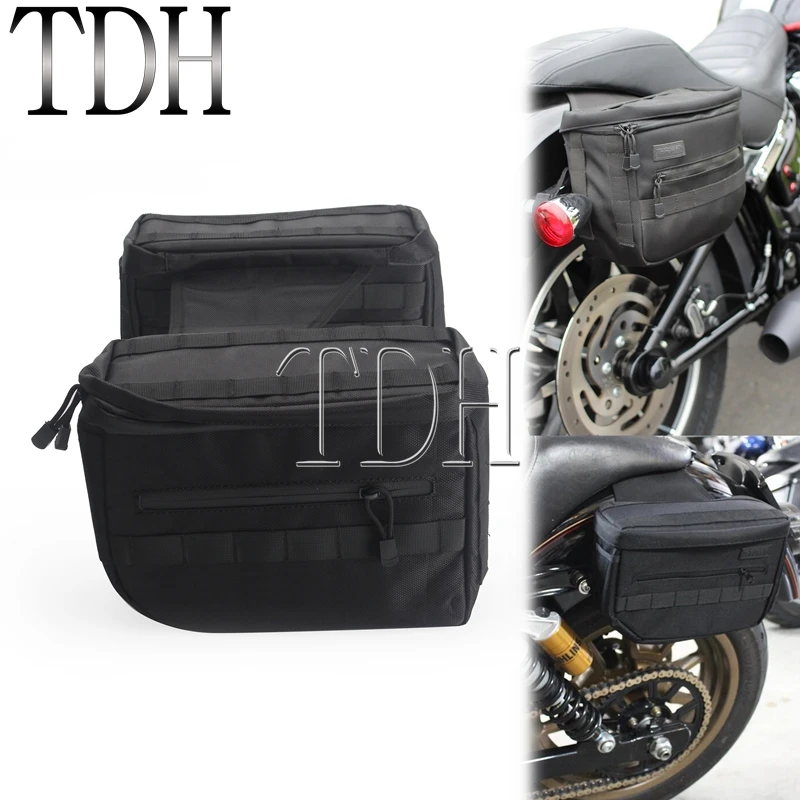 

Motorcycle Saddlebag Luggage Bag For Harley Sportster Dyna Softail XL 883 1200 Street Bob Low Rider FXD FXBB Travel Saddle Bags