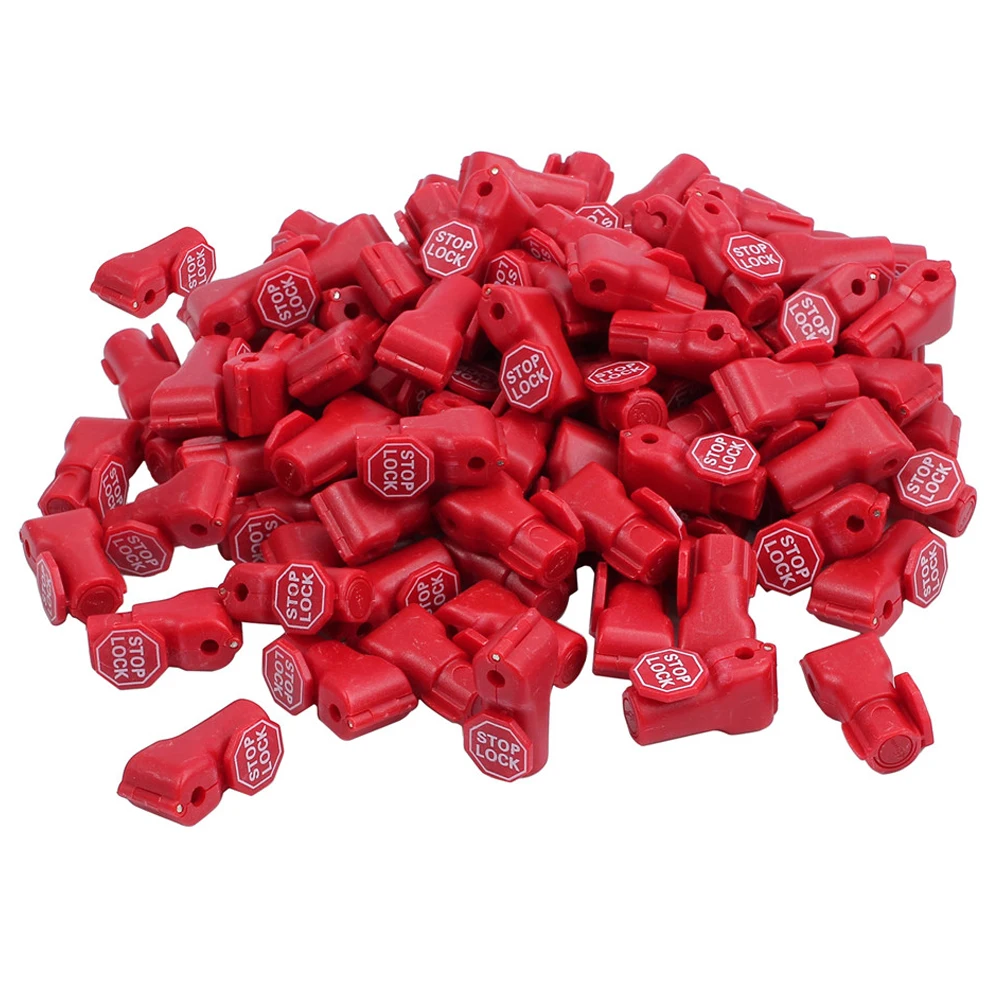 100 pcs/Bag 6mm EAS Security Tag stop lock hook Anti Theft Stoplock
