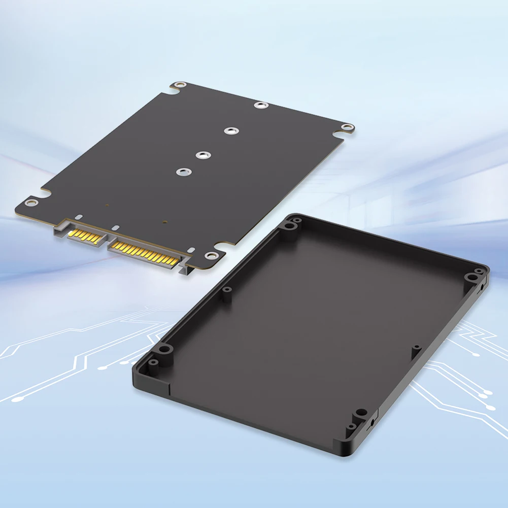 M.2 NGFF B Key To 2.5inch SATA SSD Enclosure M.2 SSD Case External Box NGFF To 2.5 Inch SATA III Adapter For Laptop external hard drive case ssd enclosure hard drive enclosure hard disk case external hard drive box hdd case enclosure hard drive adapter ssd adapter