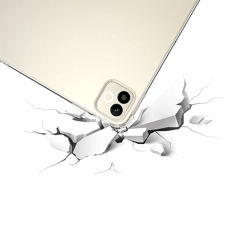 Shockproof Clear TPU Tablet Cover Case - Soft Protective Skin