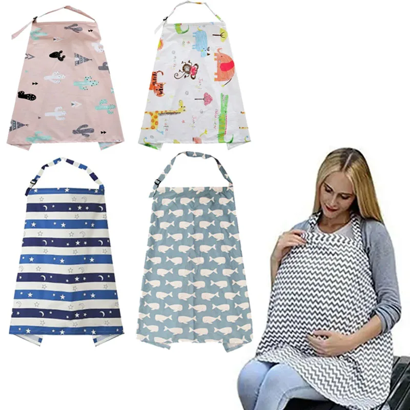 Mother Outing Breastfeeding Cover Baby Feeding Nursing Shawl Adjustable Privacy Apron Multifunctional Outdoor Stroller Blanket