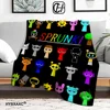 Sprunki Incredibox Blankets Coral Fleece Plush Summer Conditioning Game Lightweight Throw Blankets for Bed Car Bedding Throws 5