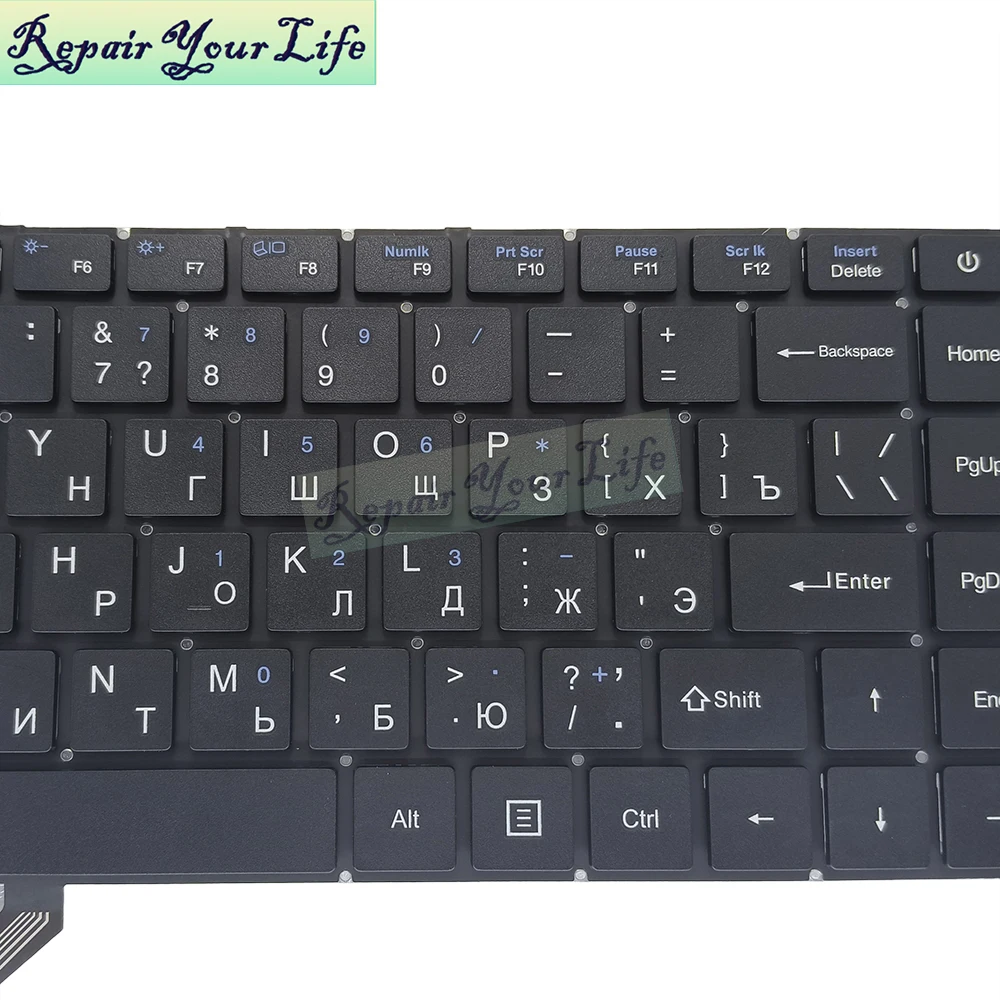 Teclado Russo ua Notebook Russo Laptop Inglês Rus Ru-en Inglês Np14g 6319c ru - Imagem 3