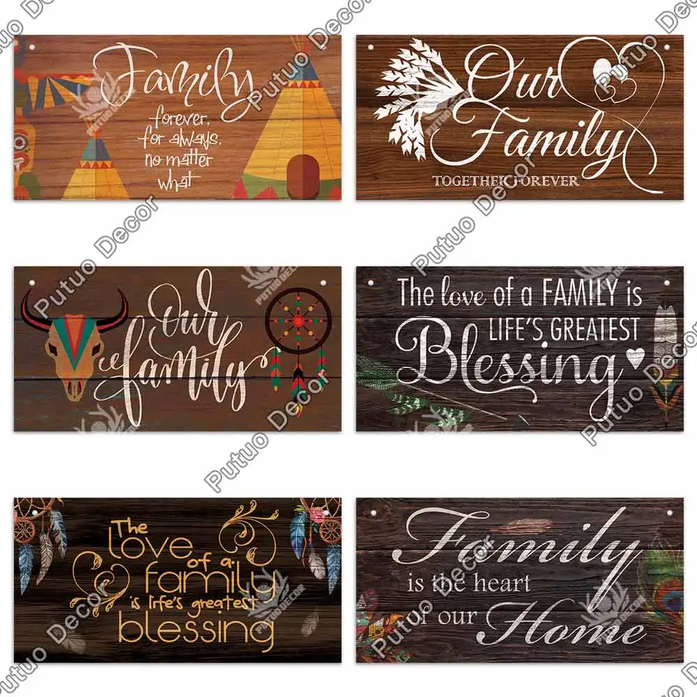 Family Sweet Home Wooden Hanging Sign 6