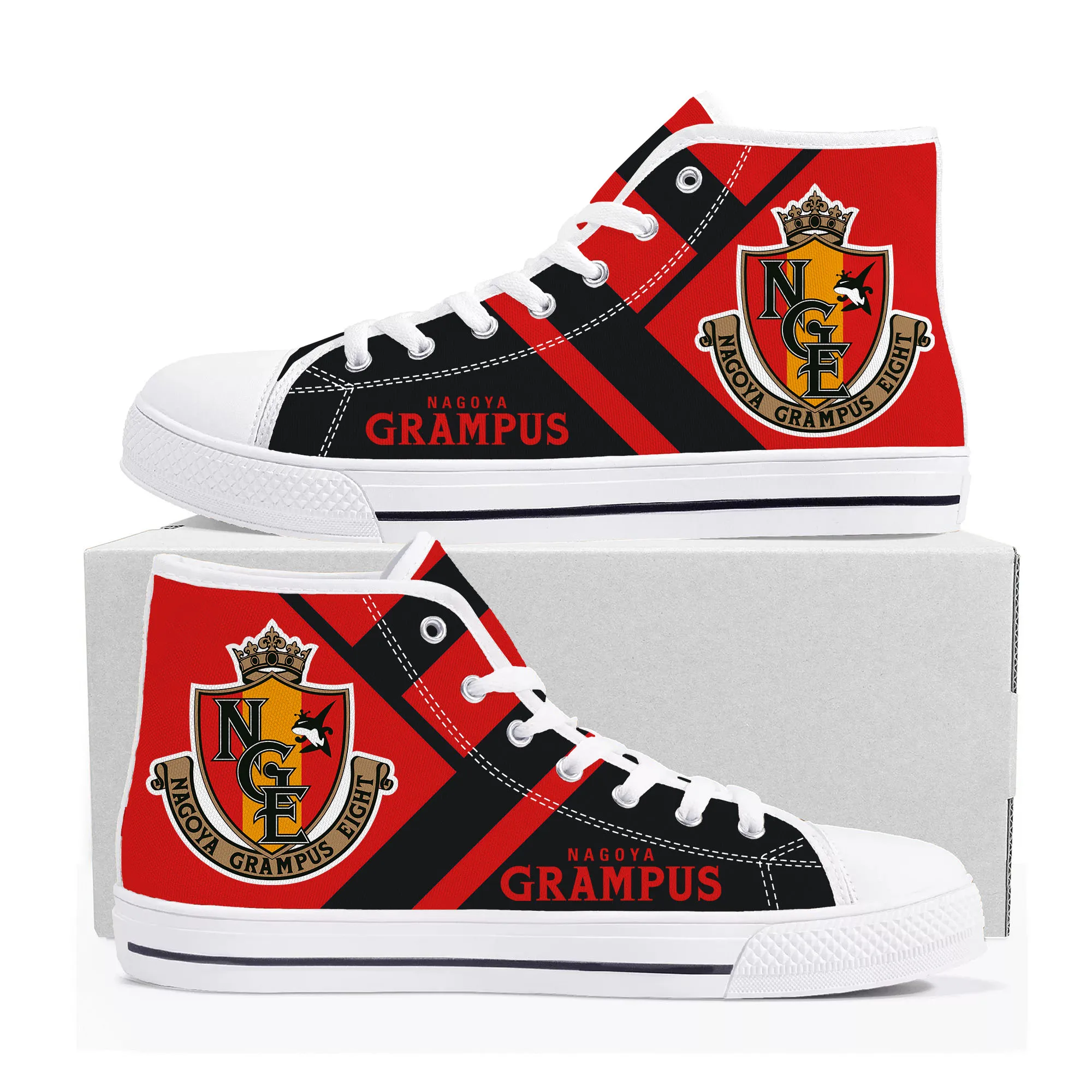 

グパス パス Grampus Футбол Высокие кроссовки Мужские Женские подростковые холщовые высококачественные кроссовки повседневная обувь на заказ DIY