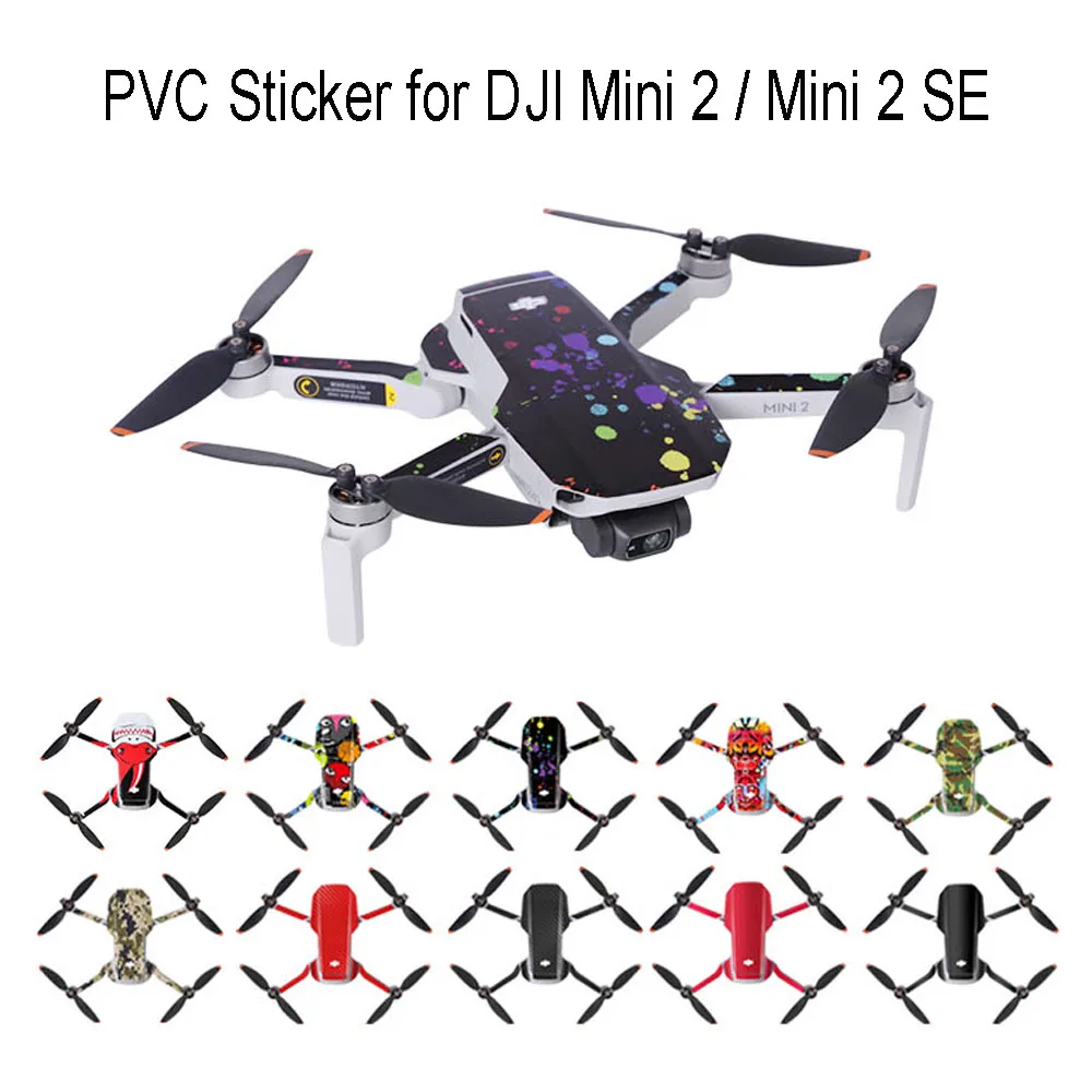 Mini 2/ Mini 2 Se Sticker Decalcomanie Adesivi In Pvc Telecomando Full Cover Skin Set Per Dji Mini 2 / 2 Se Accessori Per Droni