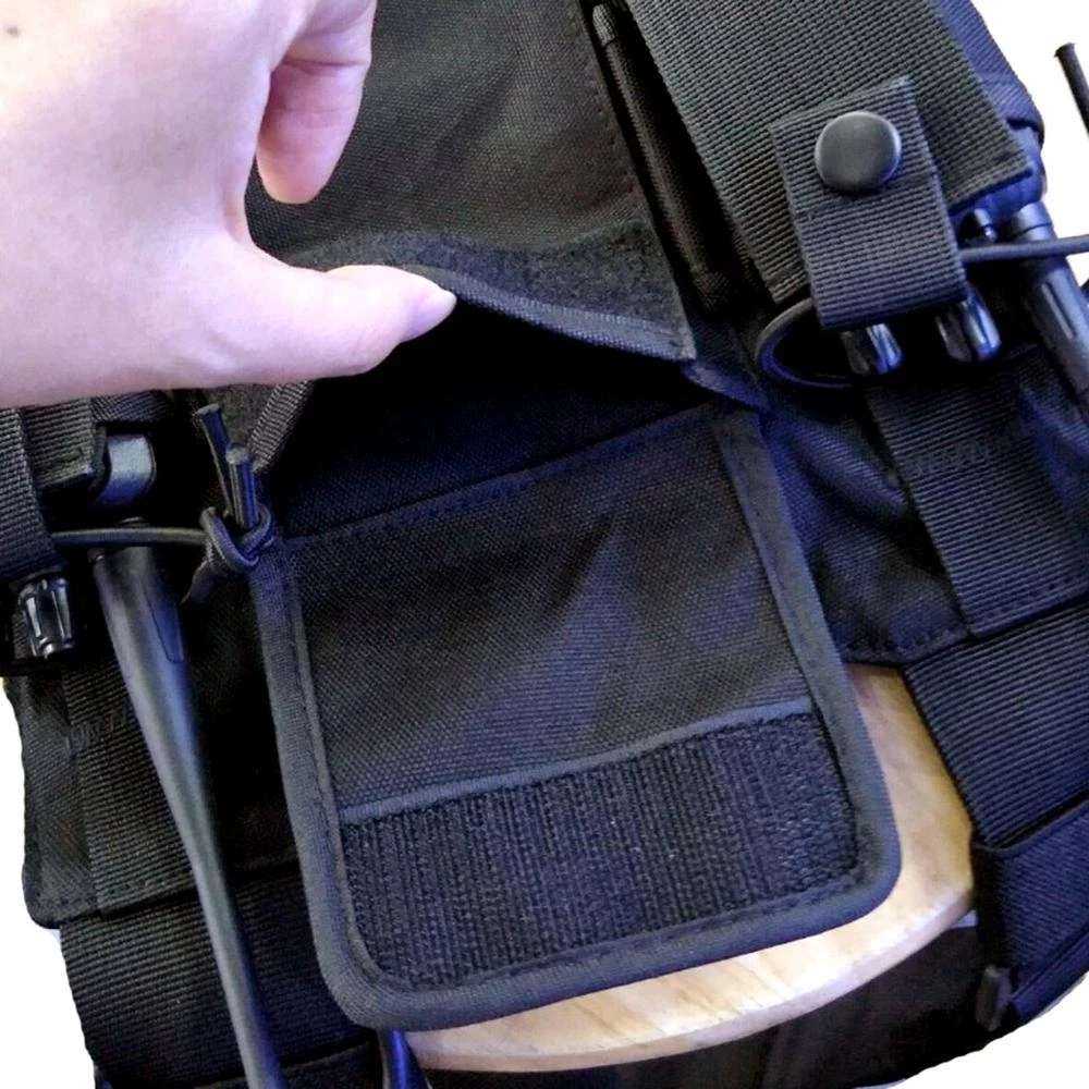walkie talkie  wireless harness front chest bag vest  transport bag