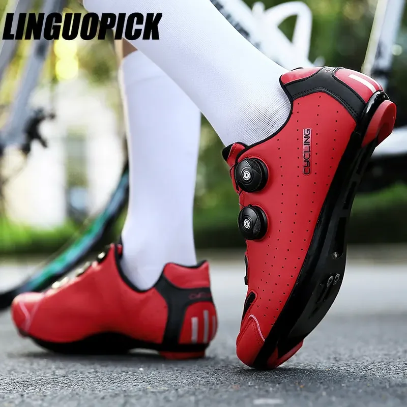 Cycling shoes mtb spd cleat Self-locking mountain bike sneakers Men's Road cycling footwear Bicycle Shoes Breathable flat