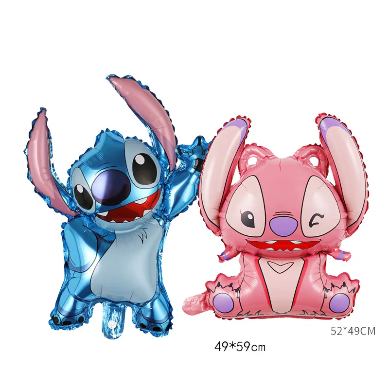 Party Supplies Disney Lilo&Stitch Birthday Party Decorations Disposable Plate Angel Balloon Baby Shower Girls Birthday Party