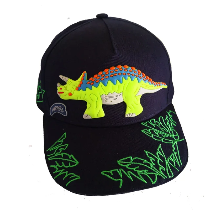 Fashion Boy Hats Outdoor Sun-protective Children Caps 3D Dinosaur Cute Cotton Kids Hat Autumn Sport Baby Baseball Cap